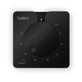 Терморегулятор Caleo С430, встраиваемый, аналоговый, 3.5 кВт черный